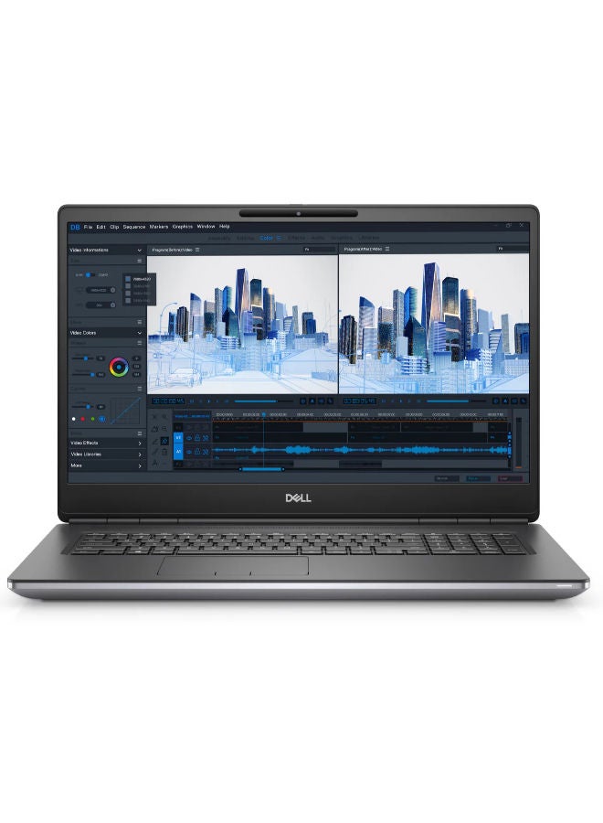 Dell Precision 7760 Mobile Workstation, Intel Core i7-11850H, 512GB SSD, 32GB RAM, NVIDIA Quadro T1200 4GB, 17.3 Inch FHD Display, Windows 10 Pro - Black (Renewed), Grade A, 6 Months Warranty Black