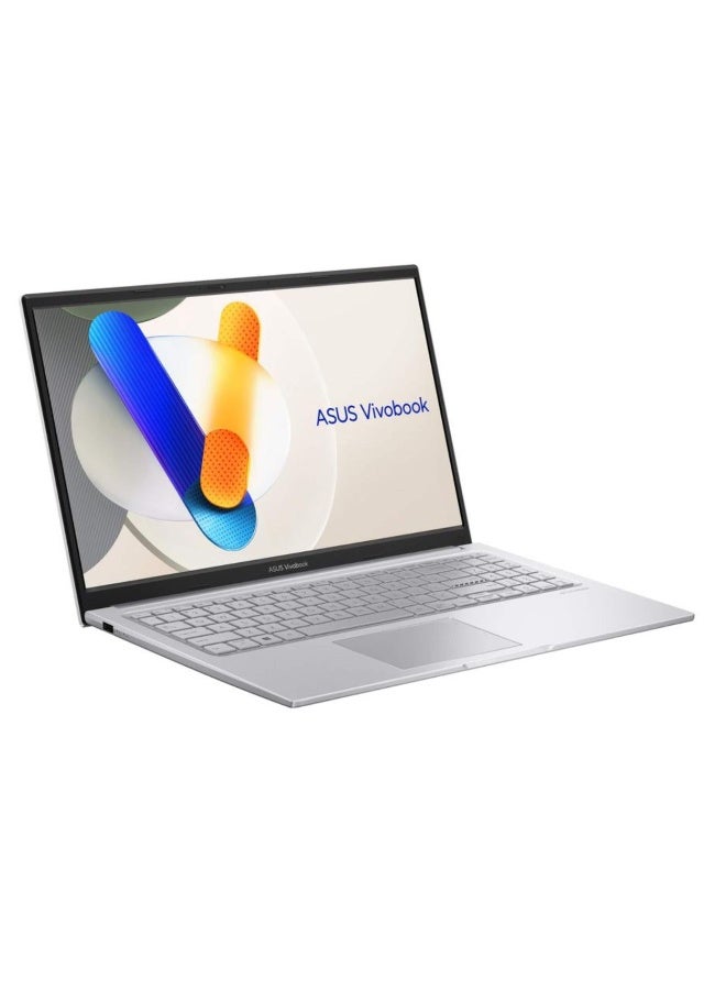 أسوس (Upgraded Version) Vivobook 15 X1504VA Laptop With 15.6-Inch Display, Core 5 -120U Processor 8GB RAM- 1TB SSD, Intel Iris XE Graphics, Windows 11 Home +Office 2024 / Cool English/Arabic Cool Silver - Image 4