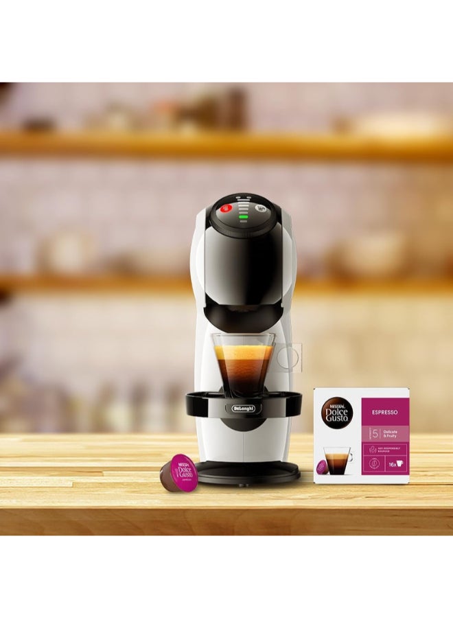 نسكافيه ماكينة قهوة نسكافيه دولسي غوستو من دي'لونجي كبسولة قهوة جينيو إس مع ضغط 15 بار مثالية للإسبريسو، أمريكانو، كابتشينو، لاتيه، ماكياتو والعديد من وصفات القهوة الأخرى EDG226.W - Image 5