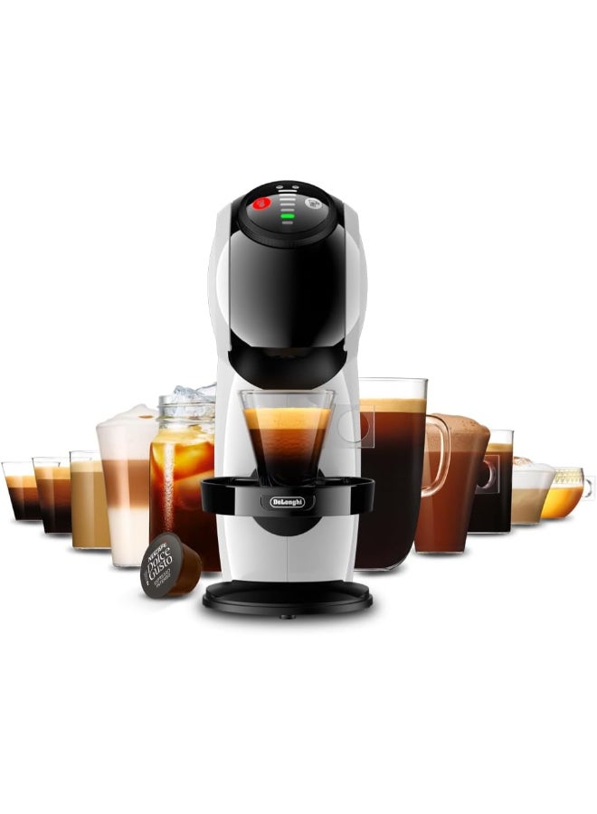 نسكافيه ماكينة قهوة نسكافيه دولسي غوستو من دي'لونجي كبسولة قهوة جينيو إس مع ضغط 15 بار مثالية للإسبريسو، أمريكانو، كابتشينو، لاتيه، ماكياتو والعديد من وصفات القهوة الأخرى EDG226.W - Image 2