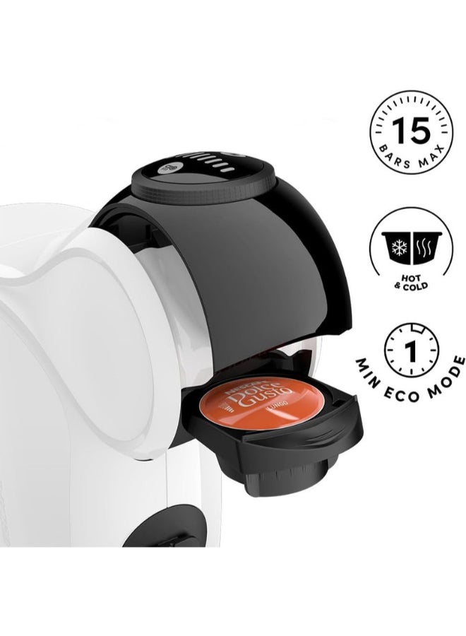 نسكافيه ماكينة قهوة نسكافيه دولسي غوستو من دي'لونجي كبسولة قهوة جينيو إس مع ضغط 15 بار مثالية للإسبريسو، أمريكانو، كابتشينو، لاتيه، ماكياتو والعديد من وصفات القهوة الأخرى EDG226.W - Image 3