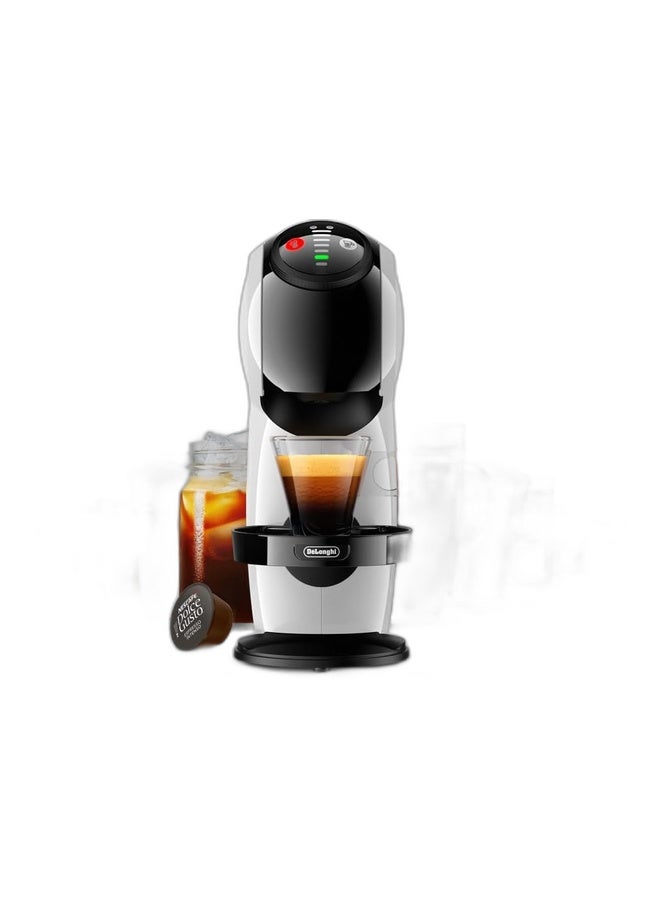 Dolce Gusto dolce_gusto Nescafe Dolce Gusto by De'Longhi Capsule Coffee Machine GENIO S Coffee Maker with 15 Bar Pressure Ideal for Espresso, Americano, Cappuccino, Latte, Macchiato & Many More Coffee Recipes EDG226.W 0.8 L 1600 W EDG226.W White 0.8 L 1600 W EDG226.W White - Image 1