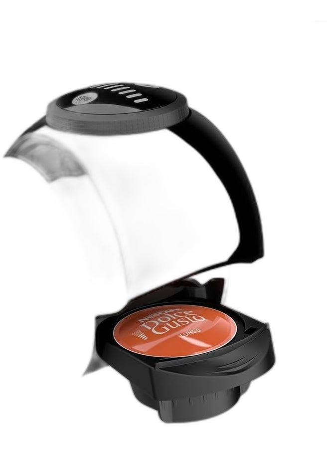Dolce Gusto dolce_gusto Nescafe Dolce Gusto by De'Longhi Capsule Coffee Machine GENIO S Coffee Maker with 15 Bar Pressure Ideal for Espresso, Americano, Cappuccino, Latte, Macchiato & Many More Coffee Recipes EDG226.W 0.8 L 1600 W EDG226.W White 0.8 L 1600 W EDG226.W White - Image 3