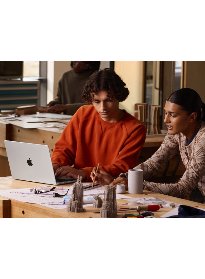 MacBook Pro MDE64 | 14 Inch Display | Apple M5 Chip | 10-Core CPU And 10-Core GPU | 24GB RAM | 1TB SSD | macOS | English Keyboard | International Version | English Silver image 7