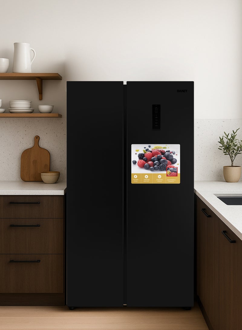 دانسات ثلاجة 15.68 قدم - بخار - أسود - 444 لتر - 15.60 قدم مكعب - Image 4