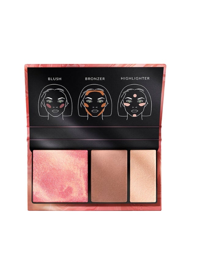 آفون باليت الوجه 3 في 1 من أفون ألترا كولور بلون الشمس المشرقة - Image 1