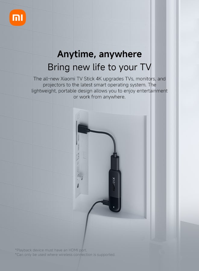 Xiaomi TV Stick 4K (2nd Gen) MDZ-33-AA Black - Image 2