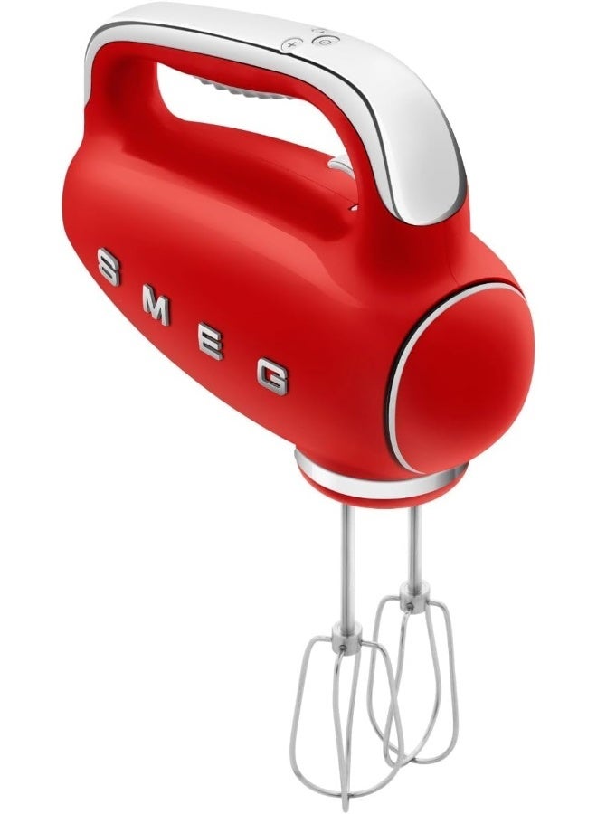 سميج Retro 50's Style Hand Mixer, 9 Speed Levels, 3 Stainless Steel Whisks, Cream, 1 Year Warranty 250 W HMF01CRUK - Image 2