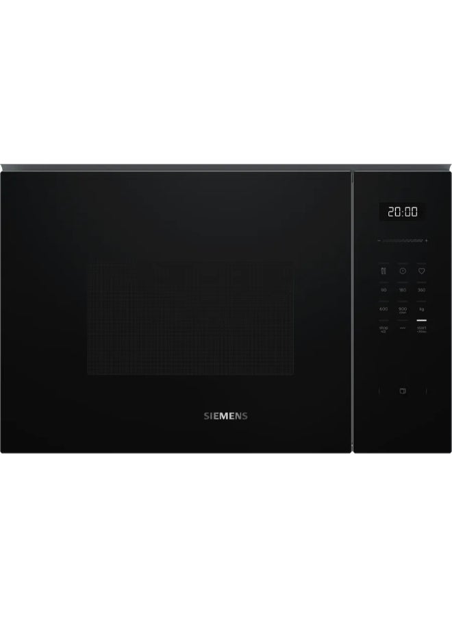 سيمنز Siemens iQ500 Built In Microwave, 60 cm, 25 Liters Microwave, CookControl8, German Engineering Microwave Oven,BE555LMB2M BE555LMB2M black -3 years warranty BE555LMB2M black - Image 1