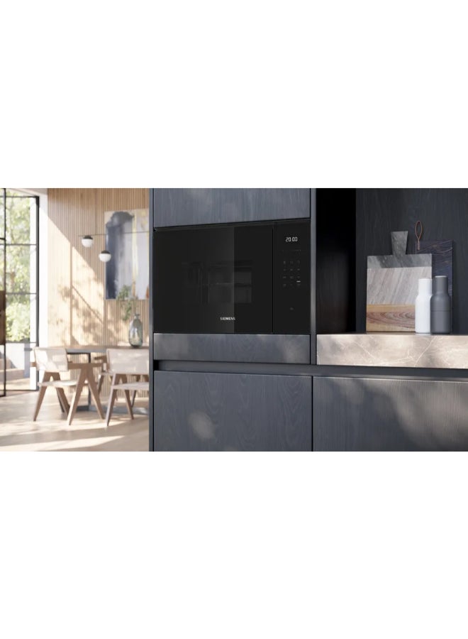 سيمنز Siemens iQ500 Built In Microwave, 60 cm, 25 Liters Microwave, CookControl8, German Engineering Microwave Oven,BE555LMB2M BE555LMB2M black -3 years warranty BE555LMB2M black - Image 5