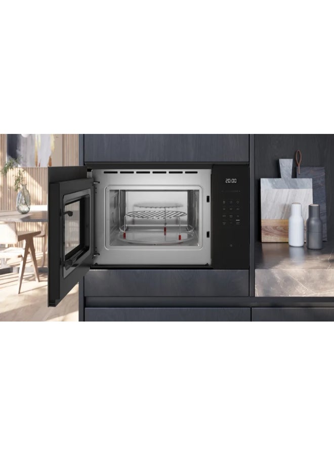 سيمنز Siemens iQ500 Built In Microwave, 60 cm, 25 Liters Microwave, CookControl8, German Engineering Microwave Oven,BE555LMB2M BE555LMB2M black -3 years warranty BE555LMB2M black - Image 4