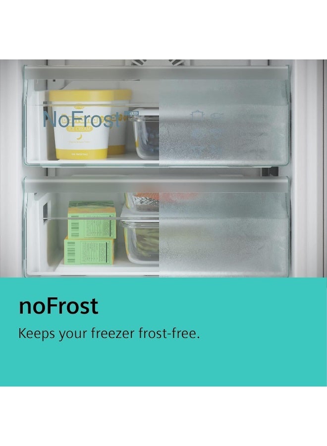 سيمنز ثلاجة فريزر باب فرنسي سيمنز KF96NAXEAG، سعة صافية 605 لتر، بدون صقيع، تدفق هواء متعدد، تبريد فائق، LED، ستانلس ستيل أسود - Image 5