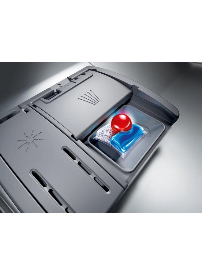 سيمنز Siemens SN23HB62MT 60cm IQ500 Home Connect Freestanding Dishwasher, 14 Place Settings, 6 Programs, varioFlex Baskets,D, Black SN23HB62MT black - Image 5