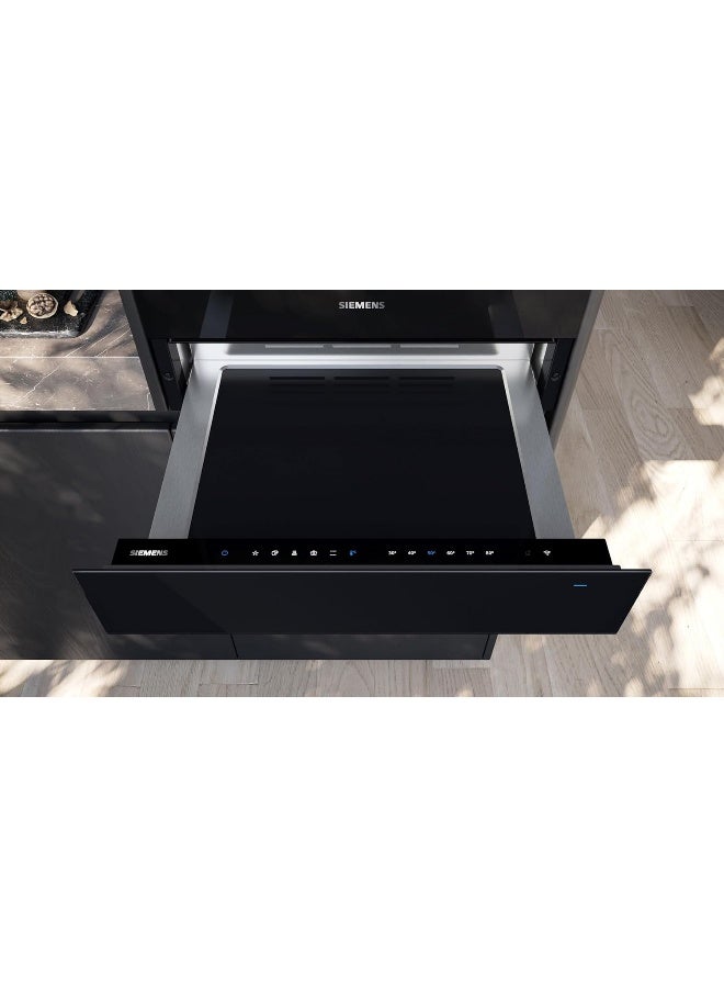 سيمنز Siemens  iQ700 Built in Food Warming Drawer, German Engineering, Stainless Steel, Black, 3 Years Warranty, BI710C1B1B BI710C1B1B black-3 years warranty BI710C1B1B black - Image 5