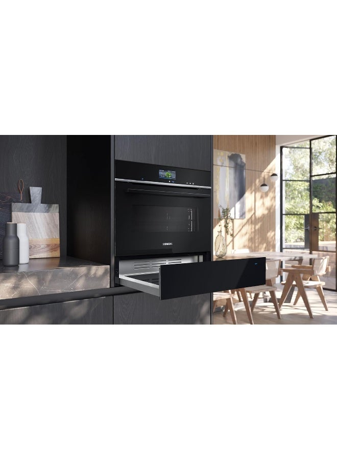 سيمنز Siemens  iQ700 Built in Food Warming Drawer, German Engineering, Stainless Steel, Black, 3 Years Warranty, BI710C1B1B BI710C1B1B black-3 years warranty BI710C1B1B black - Image 4