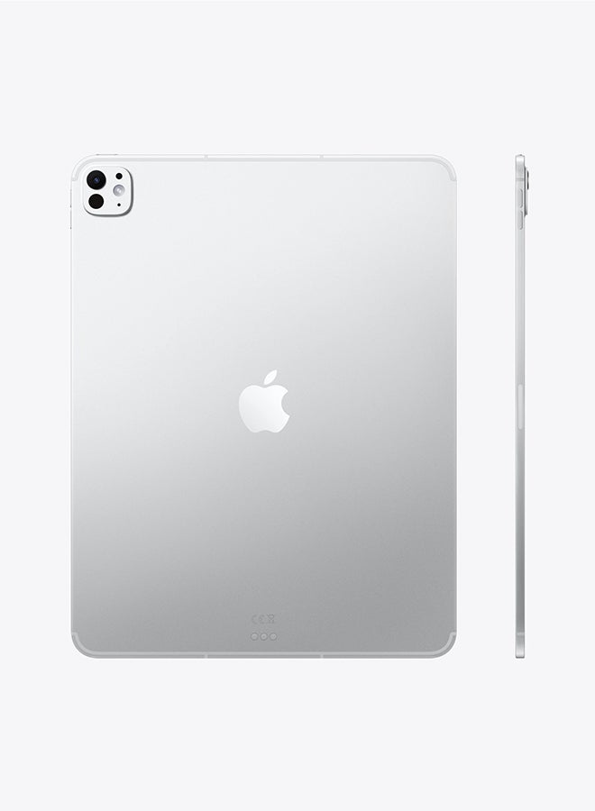 Apple iPad Pro - 2025 (8th Generation) M5 13-inch, 512GB, WiFi, Silver with Standard Glass - Middle East Version Version - Image 2