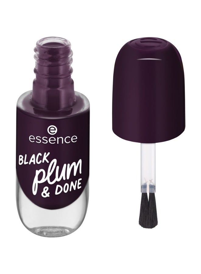 Essence Gel Nail Colour 84 BLACK plum & DONE - Image 2