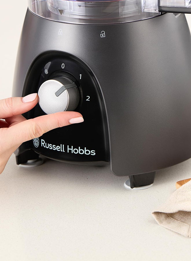 راسيل هوبز Russell Hobbs Food Processor, 900W  Matte Charcoal 27111 2.3 L 600 W 27111 grey - Image 5