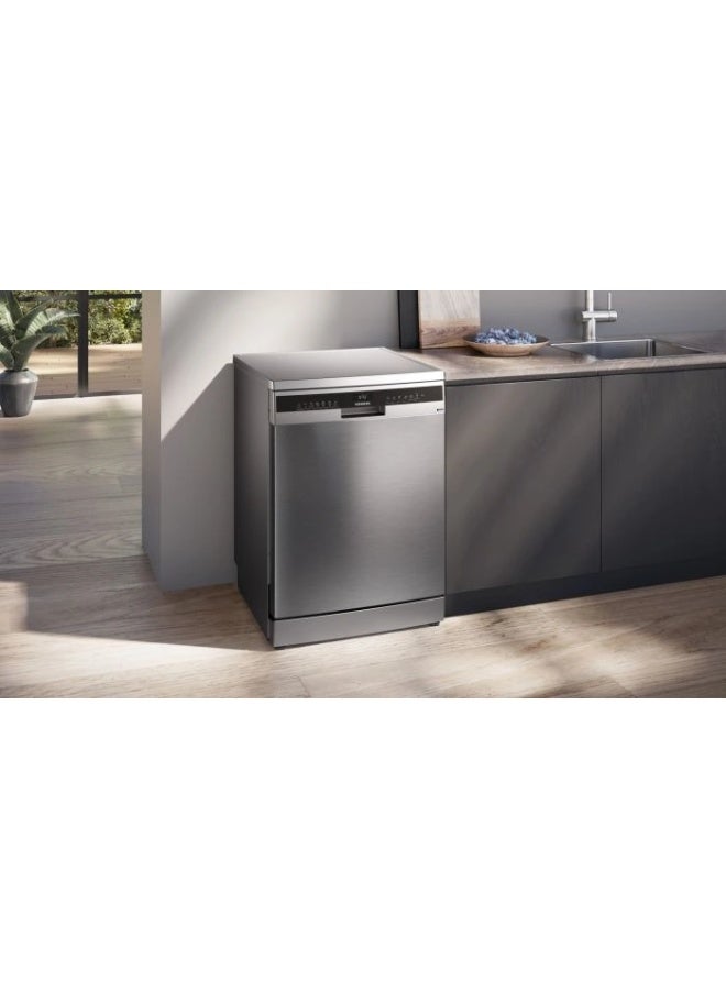 سيمنز Siemens Dishwasher iQ300 14 Place Settings Dishwashers, 60cm Dishwasher, German Engineering Dishwasher Machine, Silver, SN23HI25MM SN23HI25MM silver - Image 5