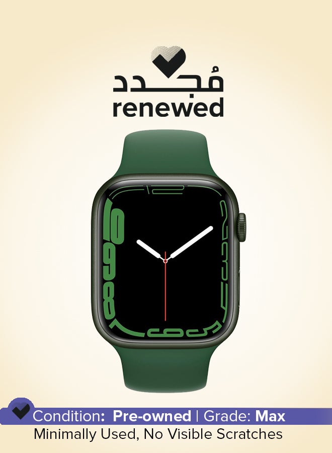 Apple Renewed - Apple Watch Series 7 (GPS) 45mm Green Aluminum Case green - Image 1