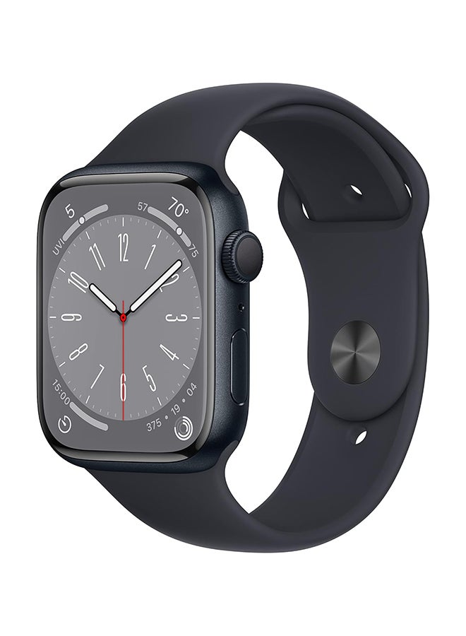 Apple Renewed - Apple Watch Series 8 (GPS) 45mm Midnight Aluminum Case Midnight - Image 2