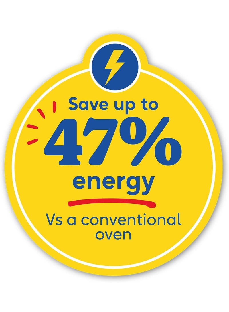 راسيل هوبز قلاية هوائية راسل هوبس ساتيسفراي كبيرة جداً مع 10 وظائف طهي تشمل الخبز والشواء والتجفيف باللون الأسود (8 لتر) رقم الموديل 27170 - Image 3