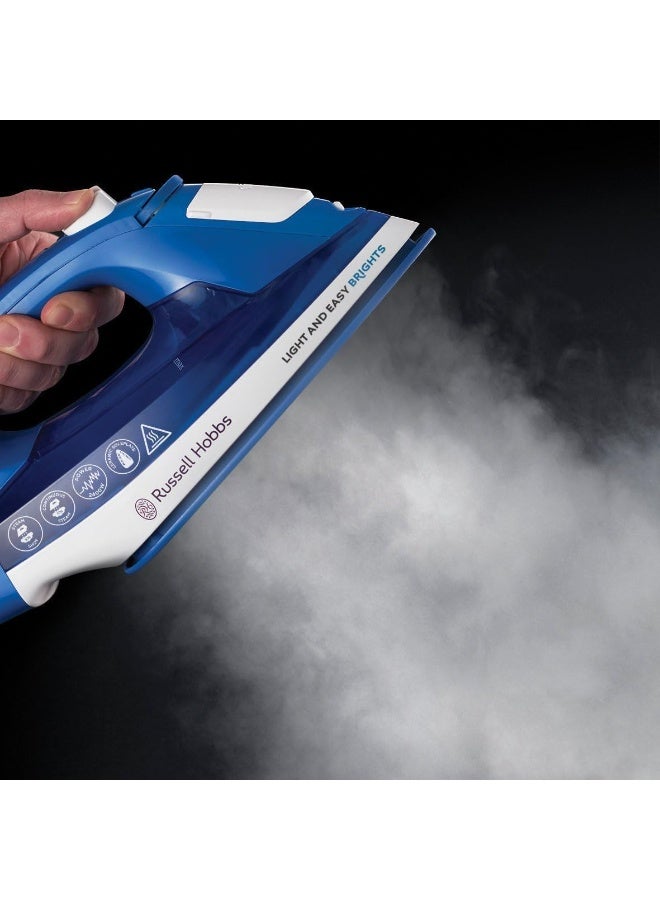 راسيل هوبز مكواة بخار راسل هوبس لايت آند إيزي - 2400 واط، تصميم ملون مع قاعدة أكثر متانة مرتين، 115 جرام من بخار الدفع و35 جرام من البخار المستمر (26483) ملبري - Image 3