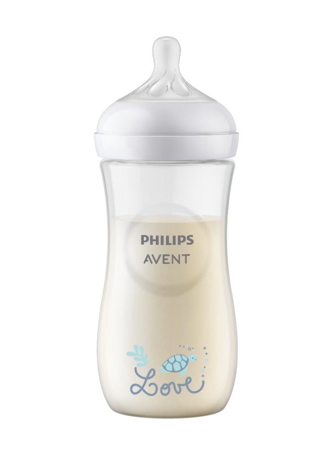 Philips Avent Natural Response Baby Bottle love design 330 ml - Image 1