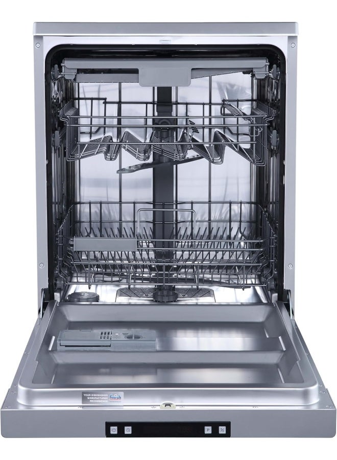 جورنجي Gorenje GS643E10SME Freestanding Dishwasher – 14 Place Settings, 6 Programs, Half Load Function, Stainless Steel Tub, Silver Finish GS643E10SME silver - Image 3