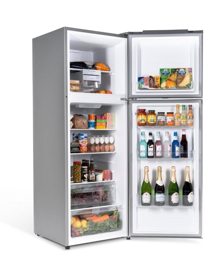 تيرم  ثلاجة تيريم العلوية TERR470SS، سعة إجمالية 470 لتر، بدون صقيع، ضاغط عاكس، تدفق هواء متعدد، رفوف زجاجية قابلة للتعديل، تشطيب إنوكس - Image 5