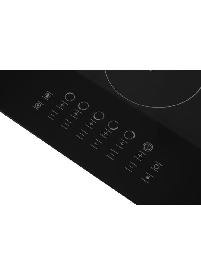 تيرم  تيريم TERBIVC905GB، موقد سيراميك مدمج 90 سم، لوحة زجاجية سيراميكية سوداء، تحكم باللمس من الأمام، صنع في تركيا، ضمان لمدة سنة - Image 4