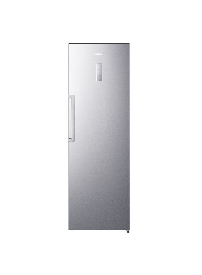 Hisense Upright Fridge with Digital Display, Metal Tech Cooling, Total No Frost - RL3N484NAI RL3N484NA silver - Image 1