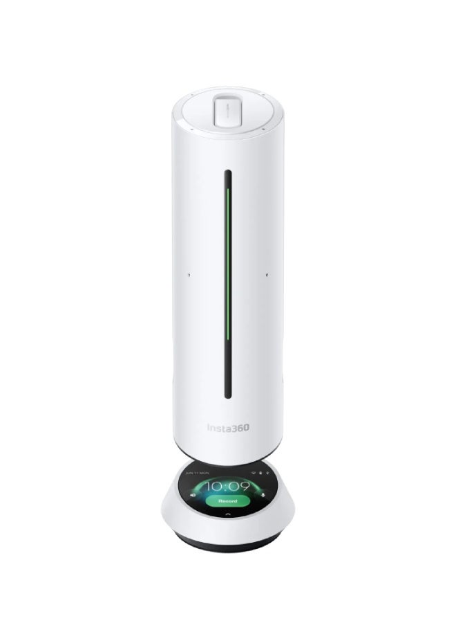 Insta360 Wave Standard Bundle | AI Noise-Cancelling Speakerphone, Full Duplex Audio with 8-Mics, 16 ft Voice Pickup, 32 GB Meeting Recorder, for Video Calls, Meetings, Conferences, Podcasts - White White - Image 1