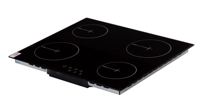 تيرم  تيريم TERBIVC604GB، موقد سيراميك مدمج 60 سم، لوحة زجاجية سيراميكية سوداء، تحكم باللمس من الأمام، صنع في تركيا، ضمان لمدة سنة - Image 4