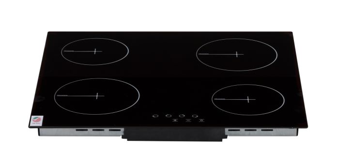 تيرم  تيريم TERBIVC604GB، موقد سيراميك مدمج 60 سم، لوحة زجاجية سيراميكية سوداء، تحكم باللمس من الأمام، صنع في تركيا، ضمان لمدة سنة - Image 2