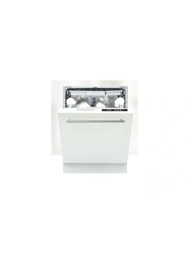تيرم  Terim TERBIDW1507FI Fully Integrated Built-in Dishwasher, 60cm, 15 Place Settings, 7 Programs, LED Hidden Display, Stainless Steel Tub TERBIDW1507FI white - Image 1