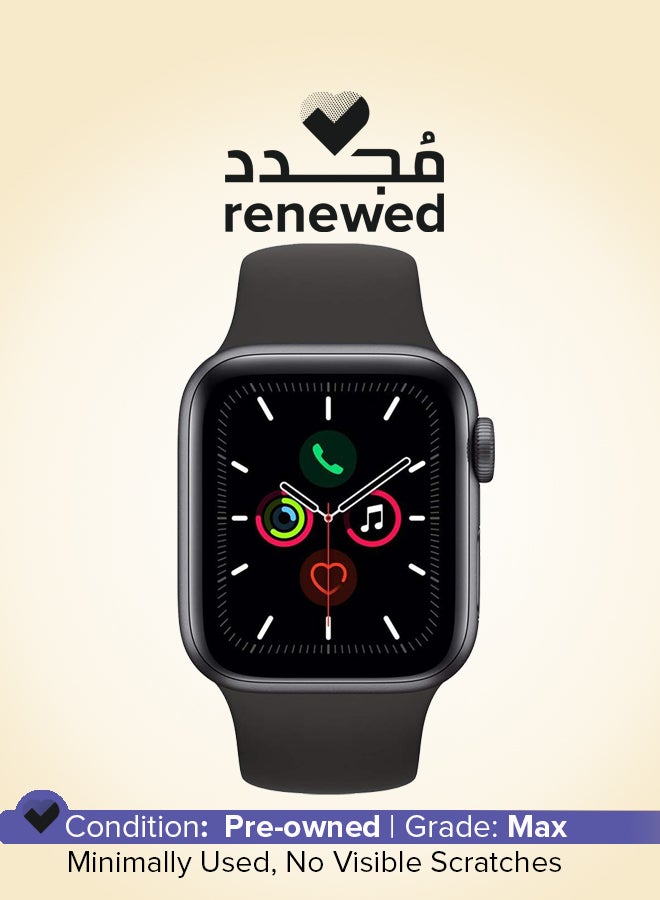 ابل  Renewed - Apple Watch Series 6 (GPS) 44mm Space Gray Aluminum Case Space Gray - Image 1