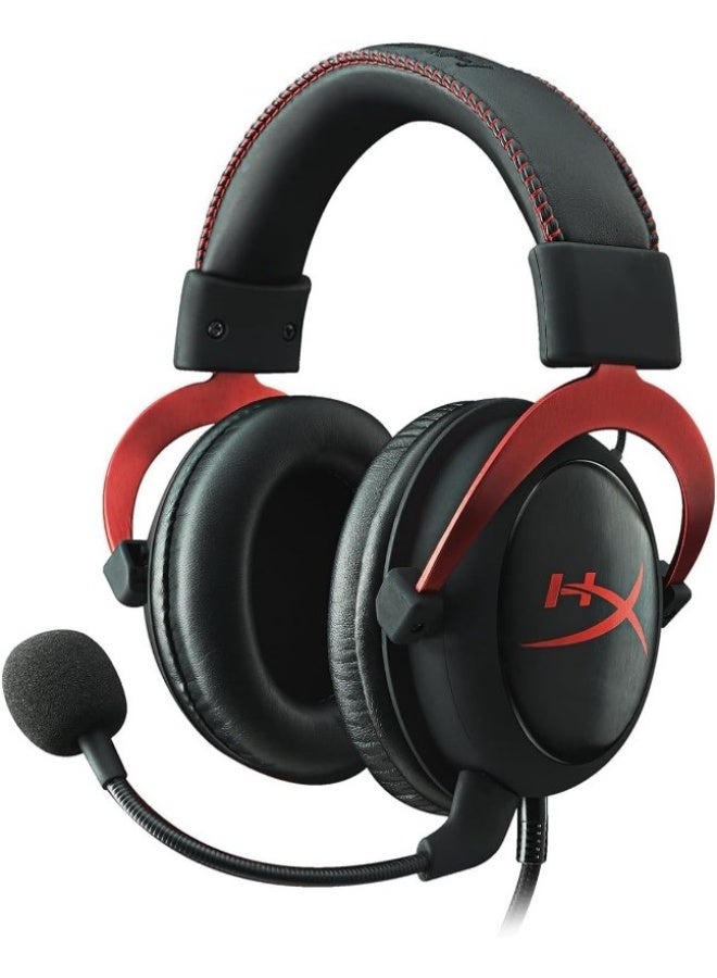 HYPERX Cloud II Gaming Headset for PC & PS4 & Xbox One, Nintendo Switch, Red, Wired ( International Version ) - Image 1
