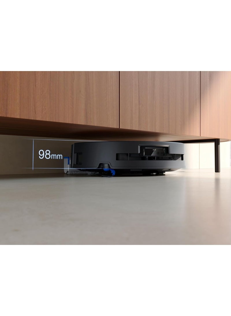 إيكوفاكس مكنسة روبوت ديبوت T80 أومني، 18,000 باسكال، تنظيف تلقائي فوري بأسطوانة أوزمو، بدون تشابك 3.0، غسيل بالماء الساخن 40-75°C، تجفيف بالهواء الساخن - Image 3