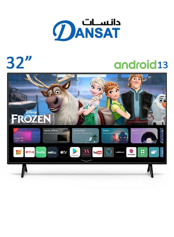 دانسات شاشة ذكية - 32 بوصة - 4K - أندرويد 13 - Image 1