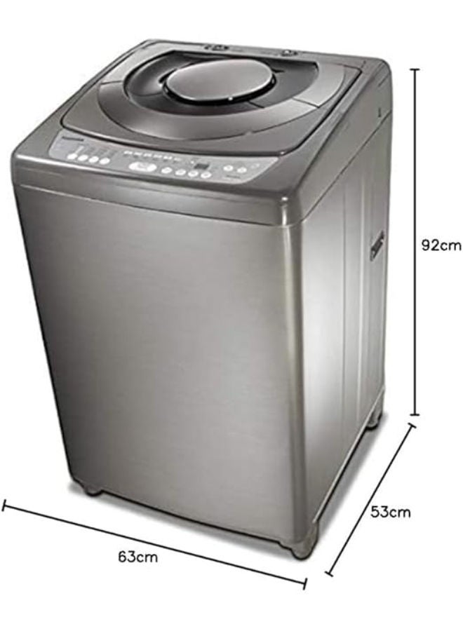 Toshiba 8 KG Automatic Washing Machine AEW-8460SP-DS silver - Image 2