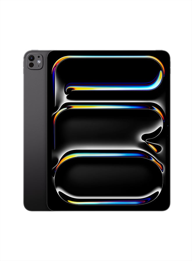 Apple iPad Pro - 2025 (8th Generation) M5 13-inch, 256GB, WiFi, Space Black with Standard Glass - Middle East Version Version - Image 1