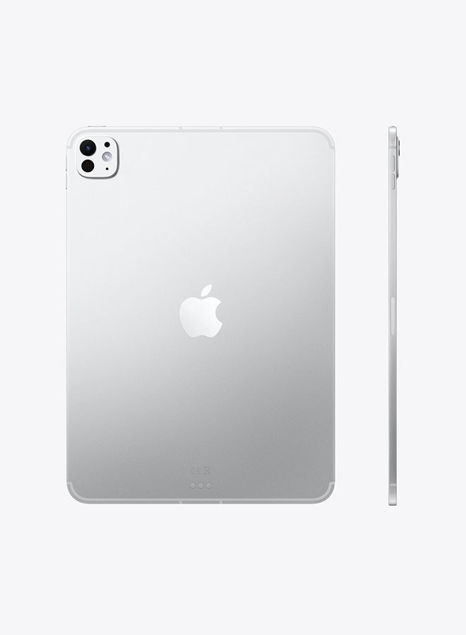 ابل  iPad Pro - 2025(6th Generation) M5 11-inch, 256GB, WiFi, Silver with Standard Glass - International Version - Image 2