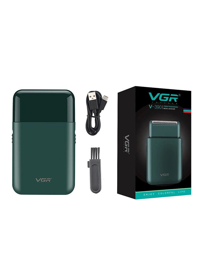 VGR Men Voyager V-390 Professional Shaver Trimmer with 45 Min Runtime - Green - Image 1