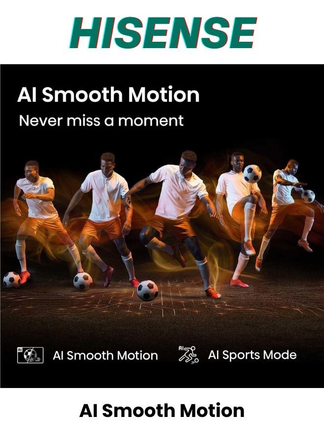 هايسنس تلفاز هايسنس 75 بوصة QLED 4K الذكي: حول غرفة المعيشة الخاصة بك إلى مساحة سينمائية | ألوان كوانتم دوت الزاهية، دولبي فيجن وأتموس، HDR10+، وضع الألعاب، نظام VIDAA الذكي (75Q6Q) - Image 4