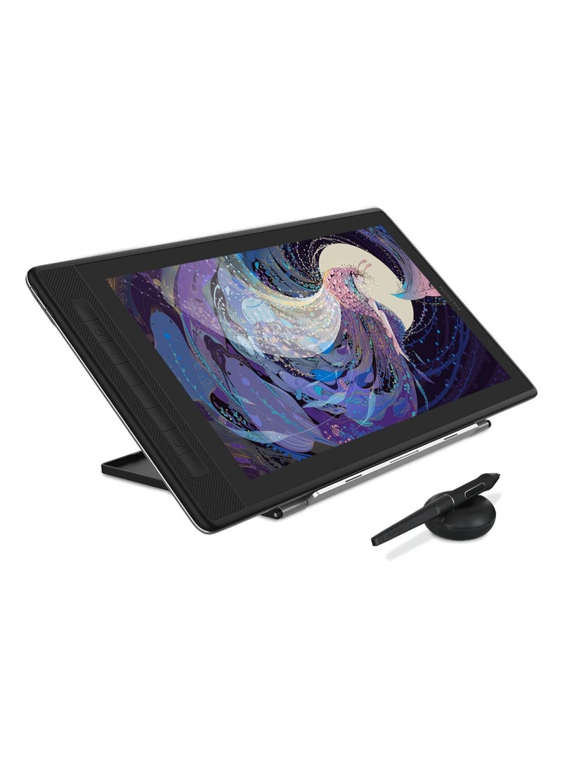 HUION Kamvas Pro 16 2.5K QHD Drawing Tablet – 15.8" QLED Pen Display with Full Lamination, Battery-Free Stylus Black - Image 1