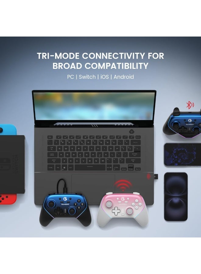 GameSir Super Nova Wireless Gaming Controller with 1000Hz Polling Rate, Hall Effect Joystick & Trigger, Detachable Faceplate, Charging Dock – Compatible with PC, Nintendo Switch, iOS & Android - Image 4