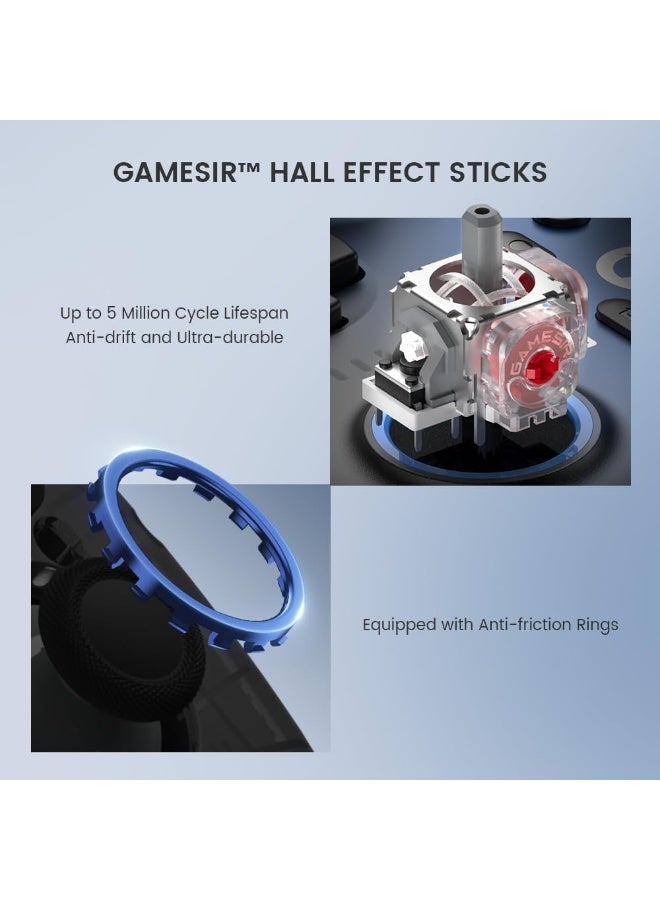 GameSir Super Nova Wireless Gaming Controller with 1000Hz Polling Rate, Hall Effect Joystick & Trigger, Detachable Faceplate, Charging Dock – Compatible with PC, Nintendo Switch, iOS & Android - Image 3