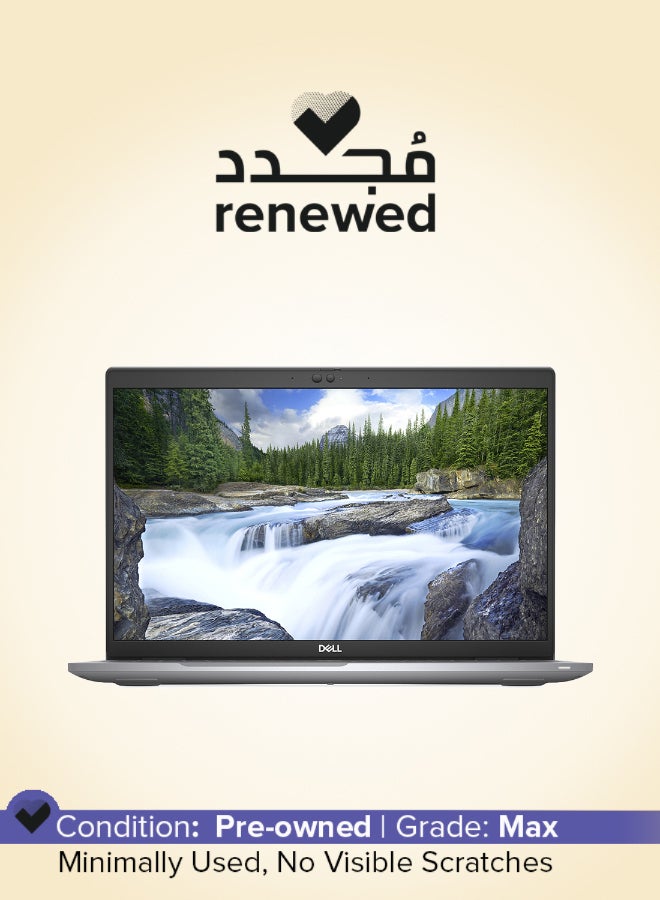 Renewed - Latitude 5520 Laptop With 15.6-Inch Full HD Display, Intel Core i5-11th Gen/16GB RAM/512GB SSD/Intel Iris XE Graphics/Windows 11 English grey