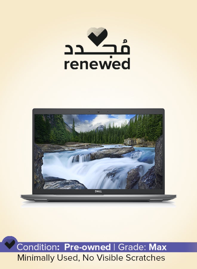 Renewed - Latitude 5530 Laptop With 15.6-Inch FHD Display, Intel Core i5-12th Gen/16GB RAM/256GB SSD/Intel Iris Xe Graphics/Windows 11 English grey